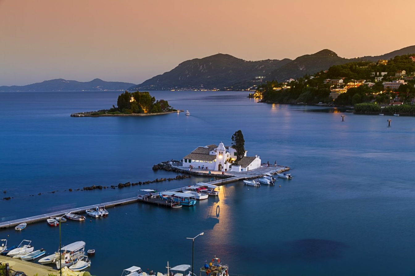 Pontikonisi-Corfu-Town