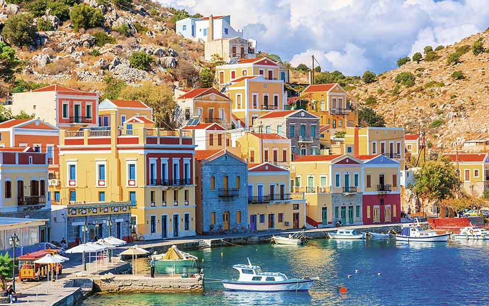 Symi cuisine How to get to Symi Symi ferry from Rhodes Symi Greece accommodation