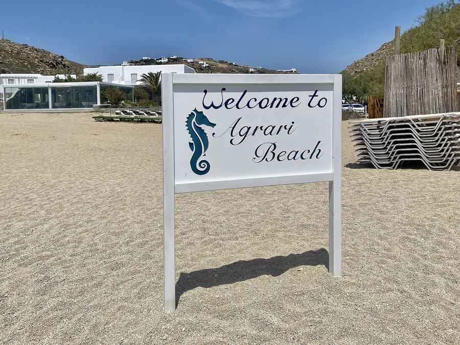 Agrari beach Mykonos
