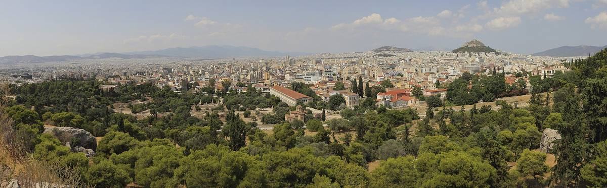 Areopagus hill Athens