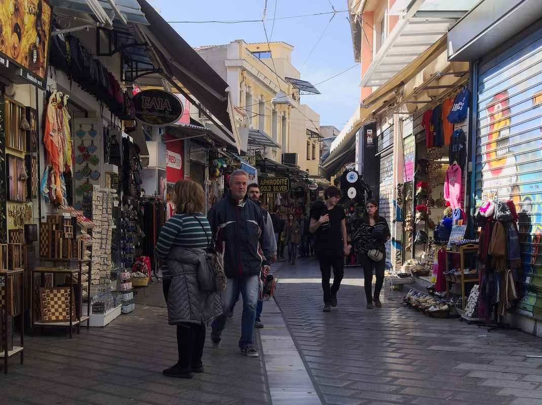 Athens antiques shopping