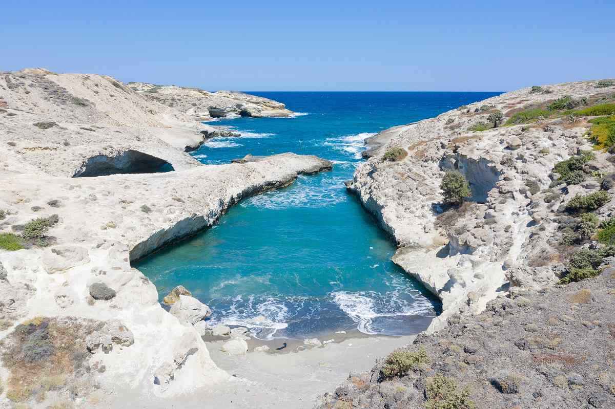 Kapros beach Milos