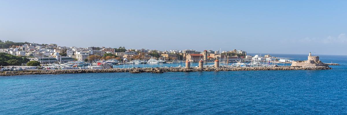 Mandraki Harbour, Rhodes