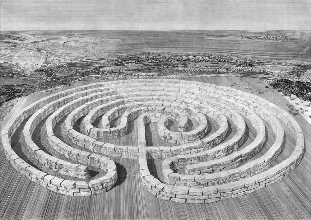 Minotaur labyrinth Knossos