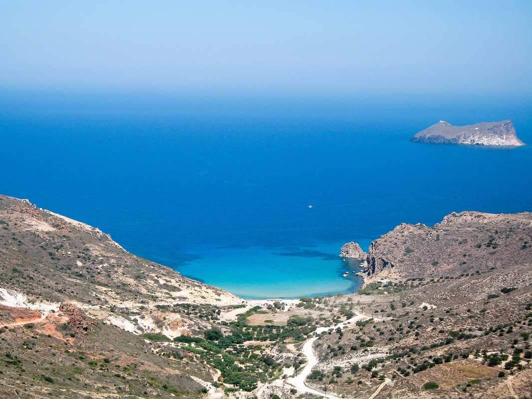 Plathiena beach Milos