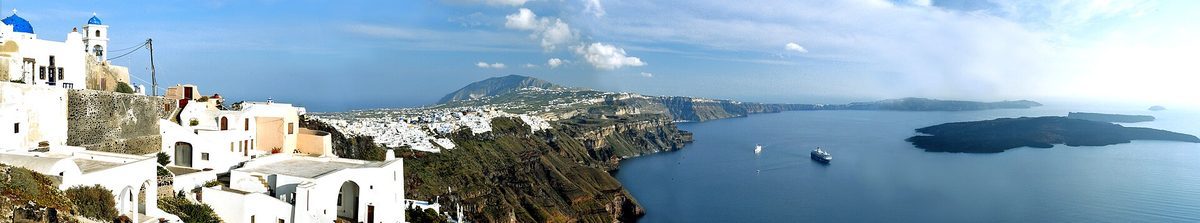 Santorini caldera