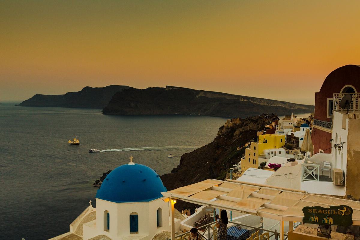 Santorini cave houses
