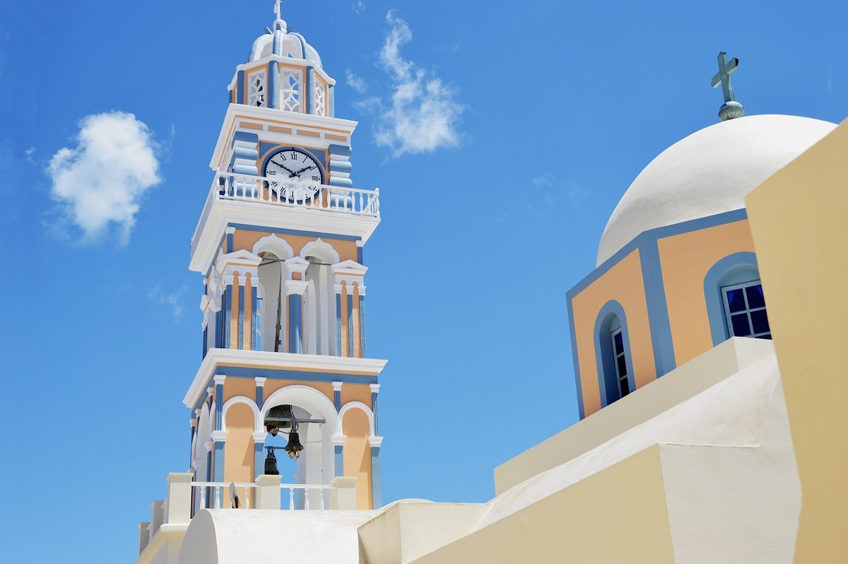 Santorini churches