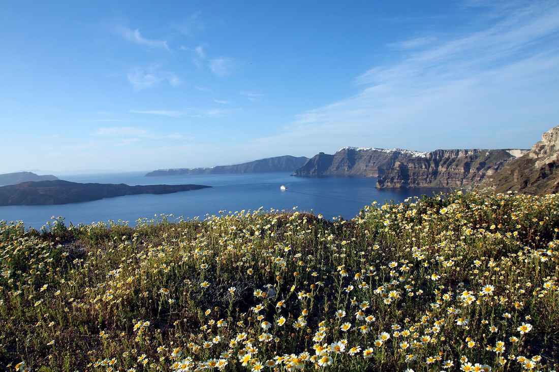 Santorini in April