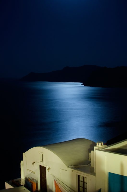 Santorini in July