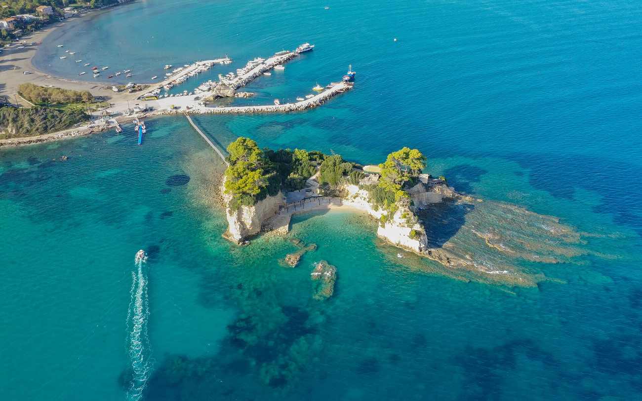 Agios Sostis and Cameo Island on Zakynthos