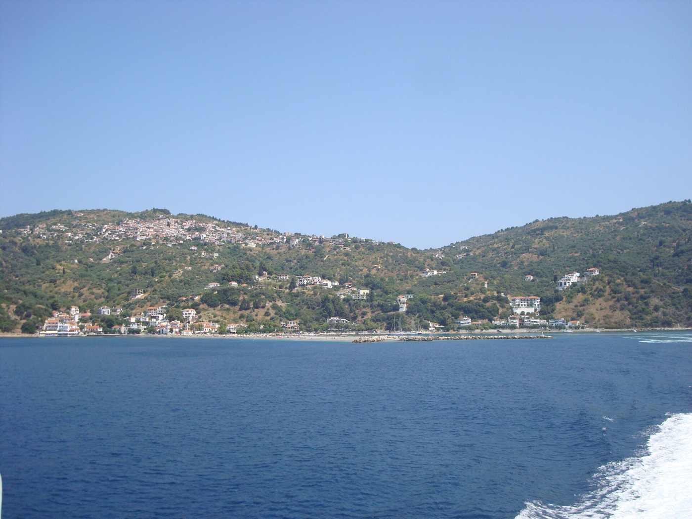 Skopelos, Greece — Loutraki and Glossa villages in Skopelos