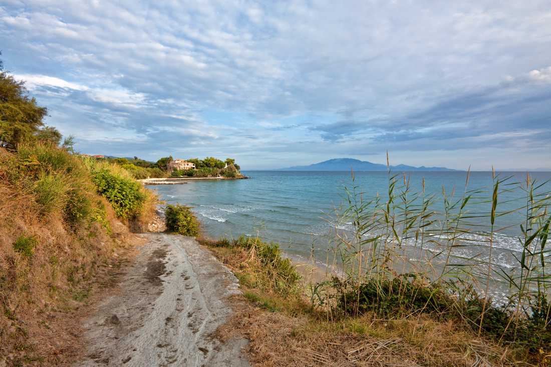 Ammoudi Beach on the North Coast of Zakynthos