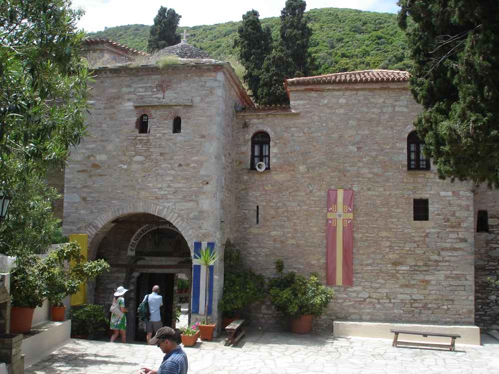 Evangelistria Monastery gatehouse