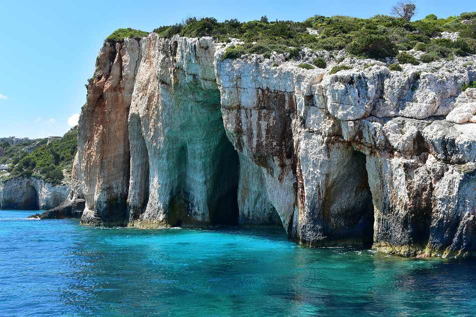 The Blue Caves of Zakynthos: Sea Grottoes of the North Cape