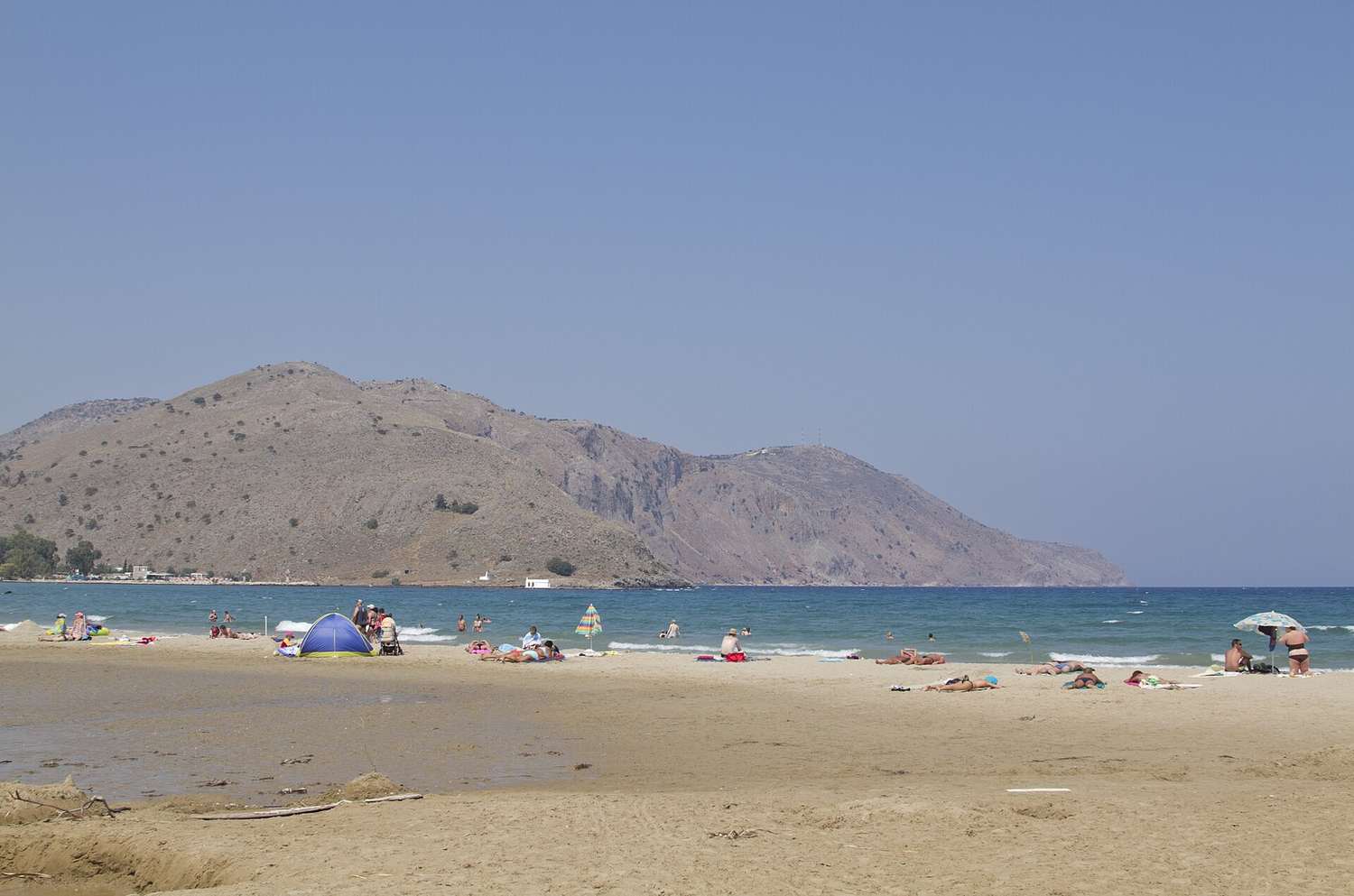 Episkopi Beach: Crete's Long Sandy Shore West of Rethymno