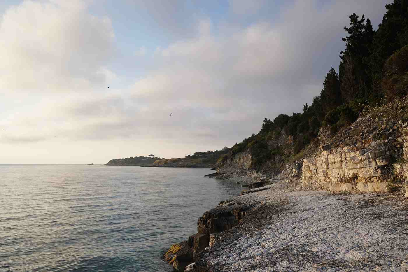 The rocky west coast of Paxos near Erimitis