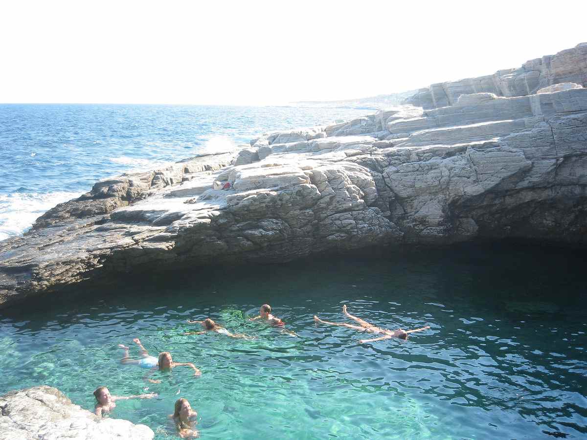 The Giola Lagoon in Thassos