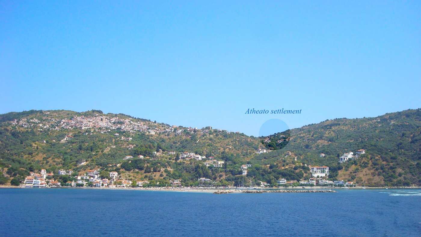 Skopelos, Greece — Atheato Settlement Skopelos