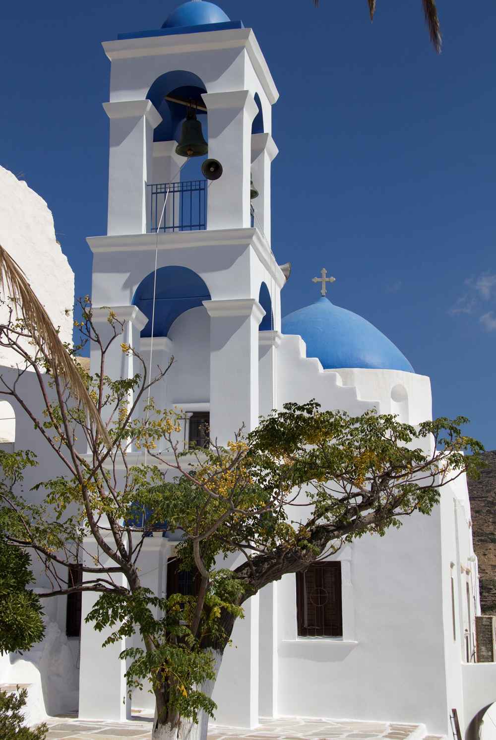 The church of Panagia Gremiotissa above Chora, the most famous church on Ios