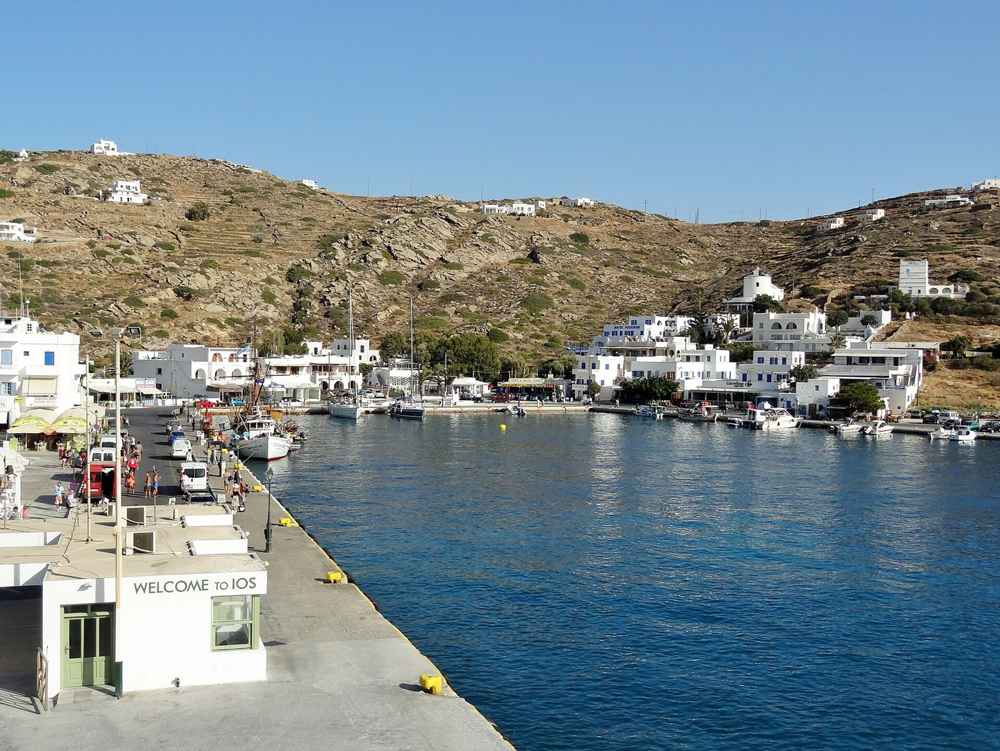 The harbour of Gialos, the port and gateway of Ios