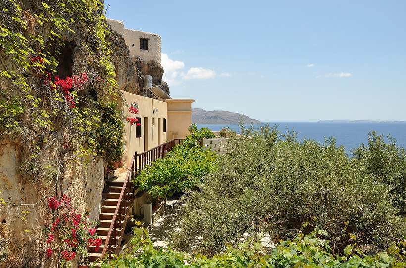 Kapsa Monastery: Crete's Clifftop Retreat in the Southeast