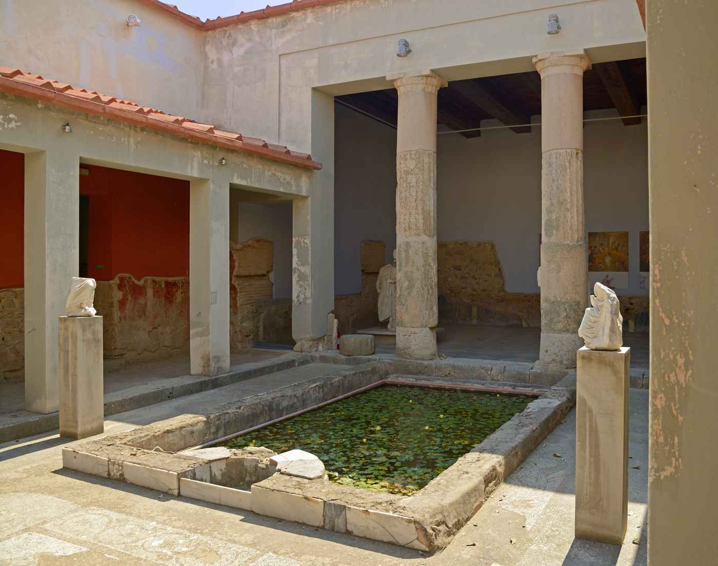Peristyle of Casa Romana. Kos, Greece