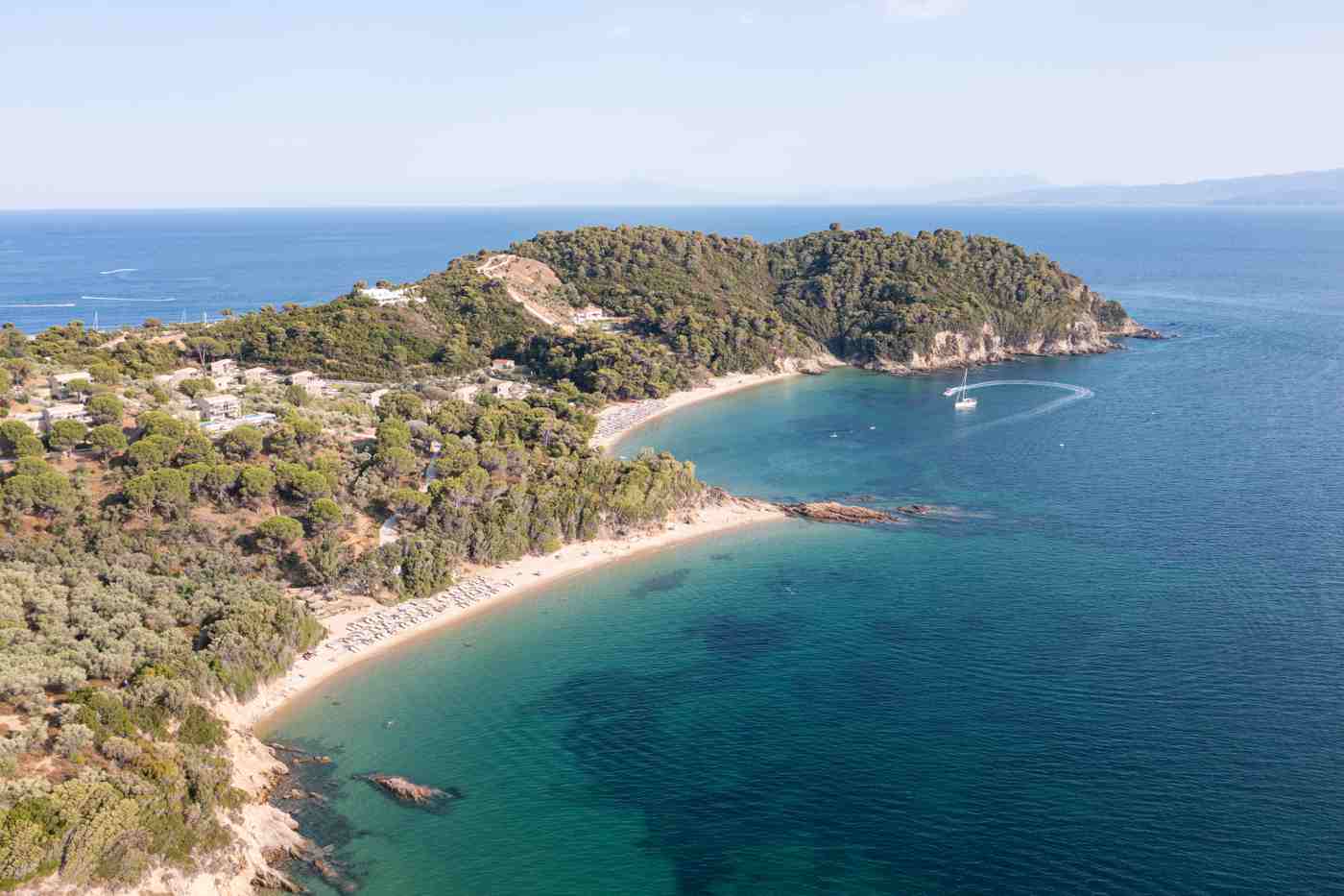 Banana and Little Banana Beaches, Skiathos