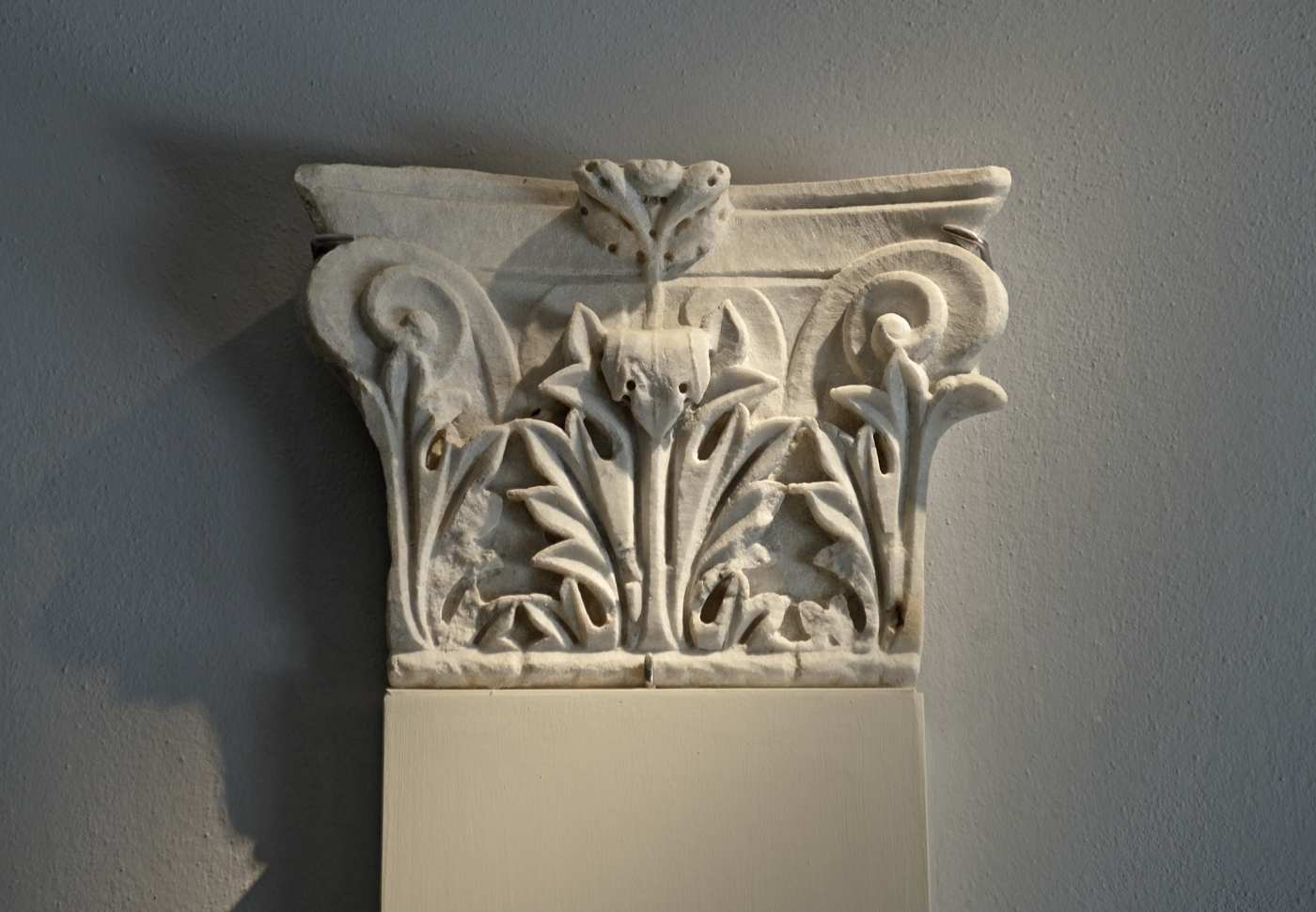 Marble capital, Casa Romana, 3rd c. AD. Kos, Greece