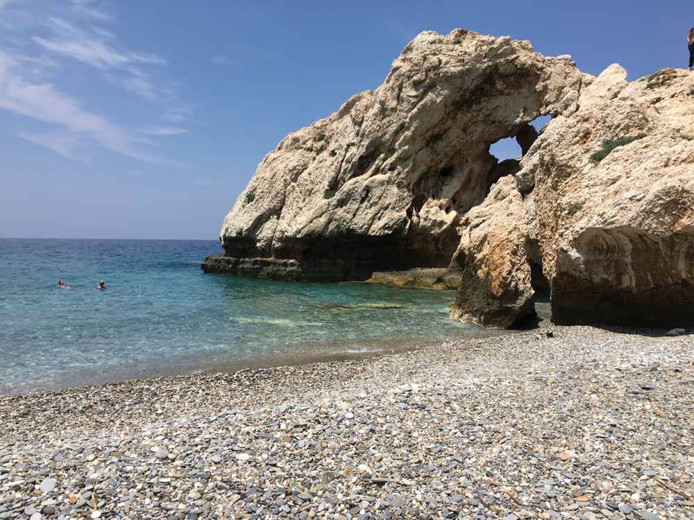 View from Mikro Seitani Beach in Samos - 2
