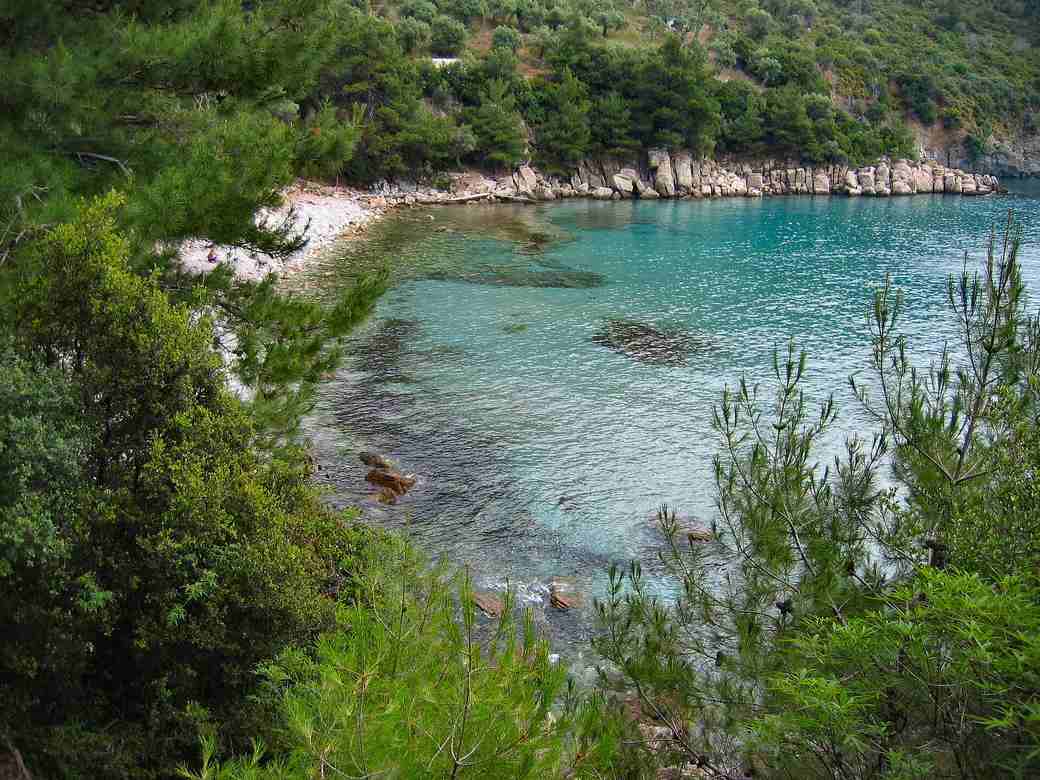 Nysteri Beach in Thassos
