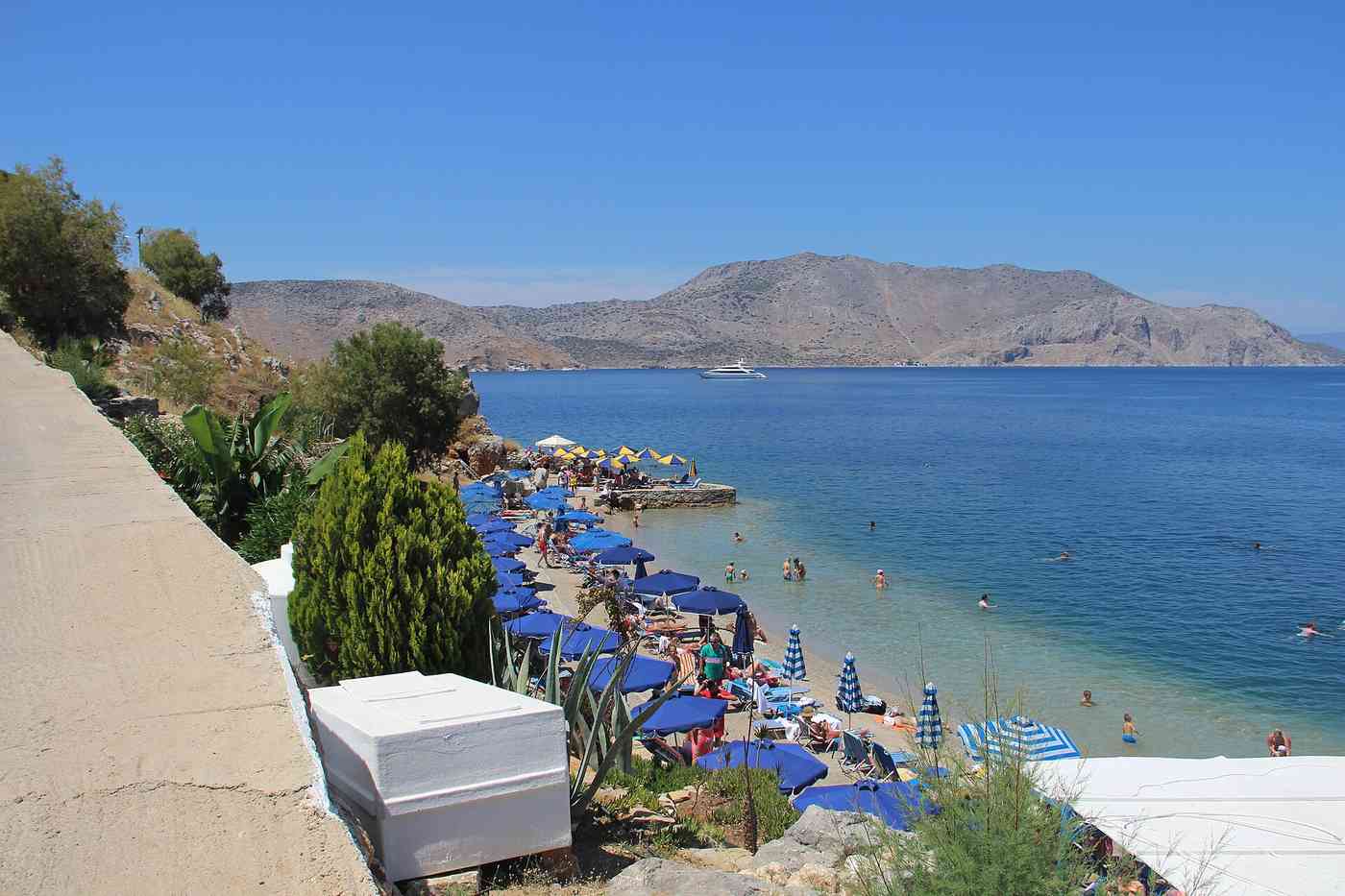 Nos Beach on Symi: The Closest Beach to Symi Town