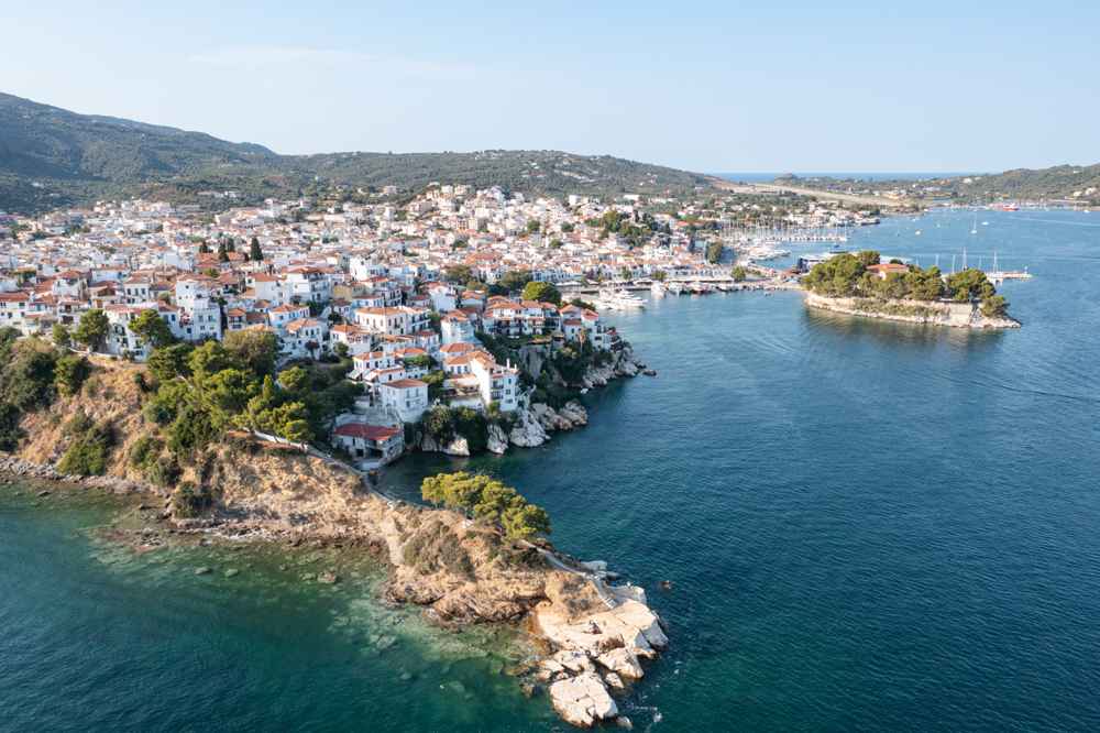 Skiathos harbour and waterfront