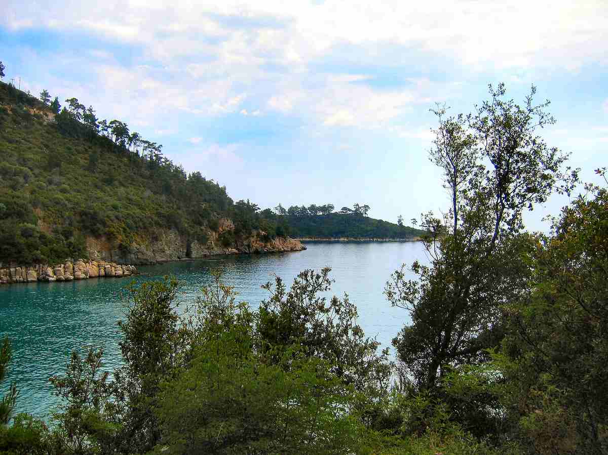 Papalimani Beach on the North Coast of Thassos