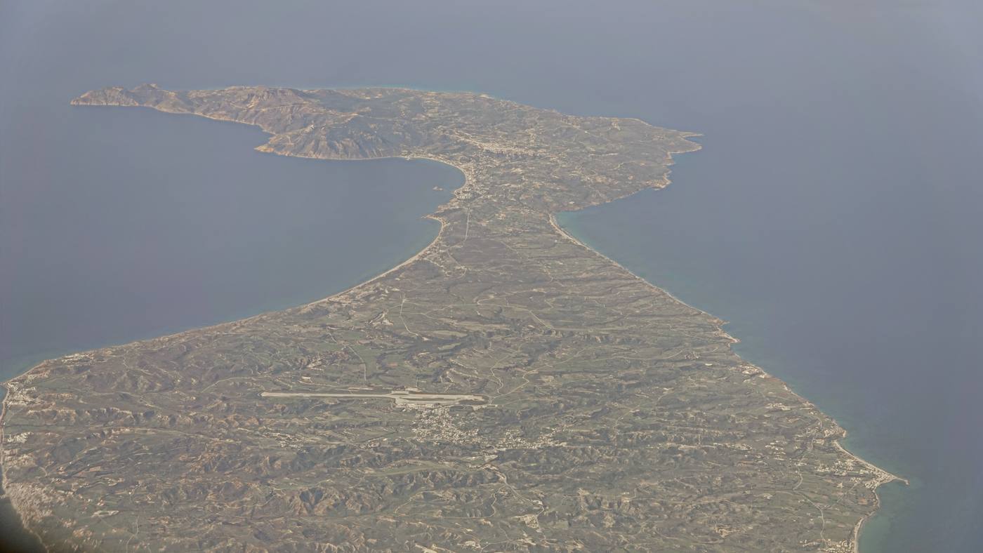 Aerial view of the south-western half of Kos island (DSC1554 - DSC1561).guetzli