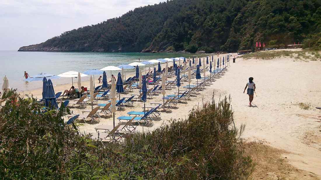 Paradise Beach in Thassos