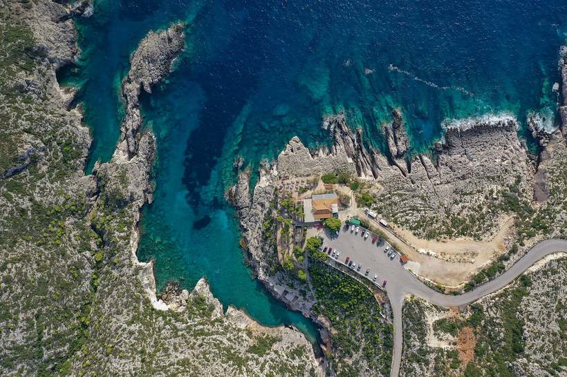 Porto Limnionas: The Rocky Swimming Cove of West Zakynthos