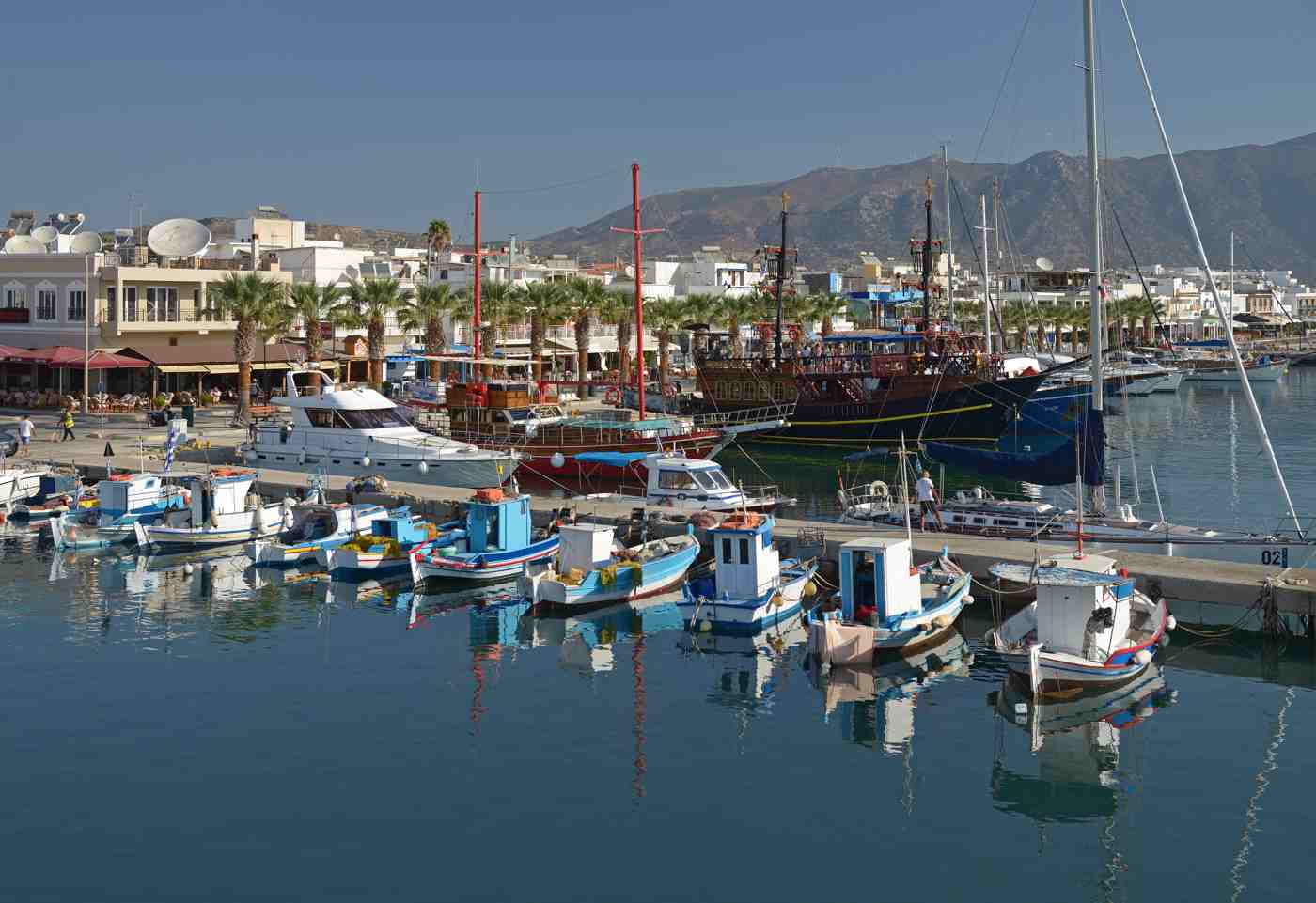 Kardamaina berth. Kos, Geece