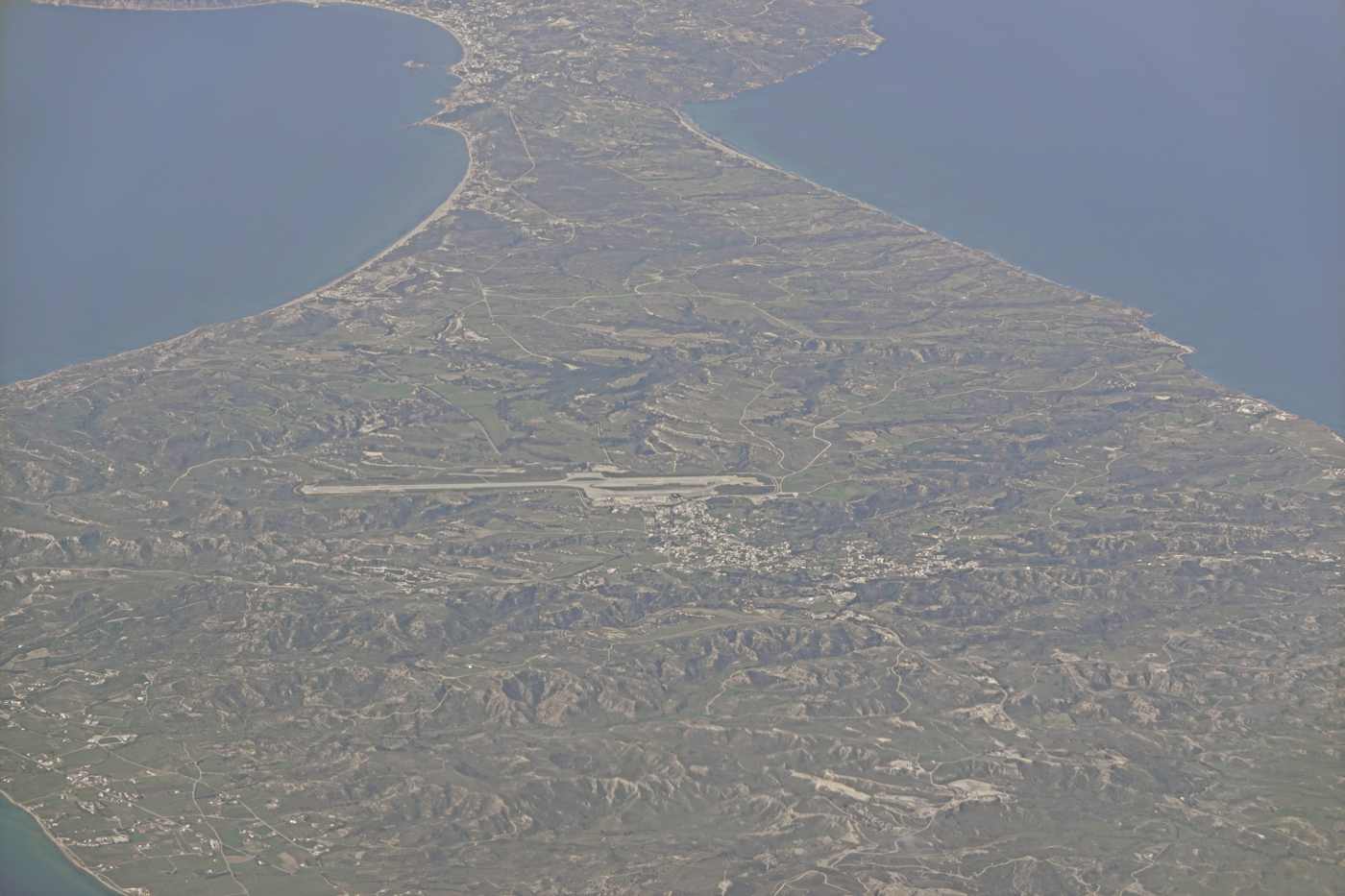 Aerial view of the south-western half of Kos island (DSC1543 - DSC1553 - blend (median) - levels).guetzli