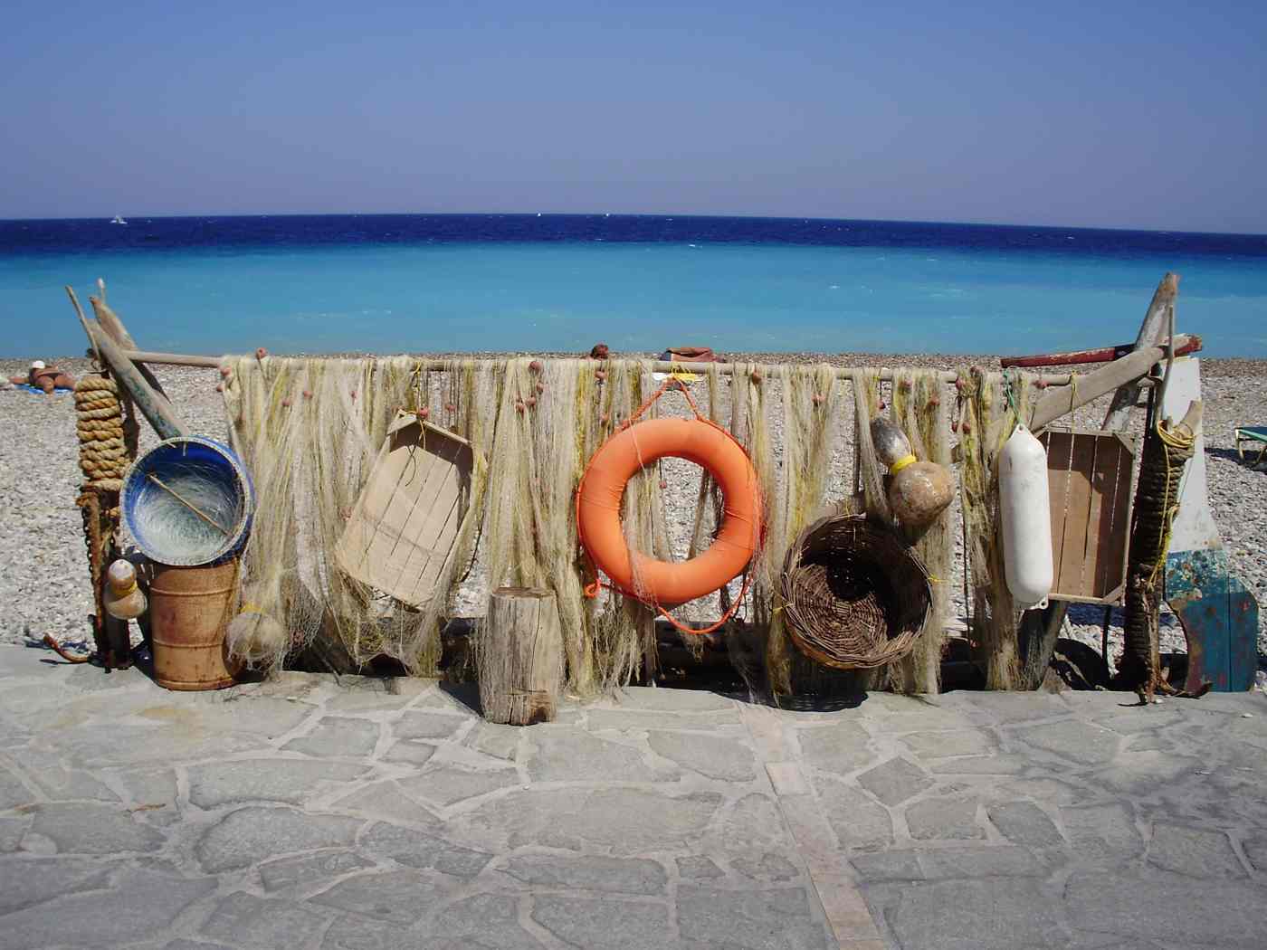 Kokkari Harbour Samos Greece