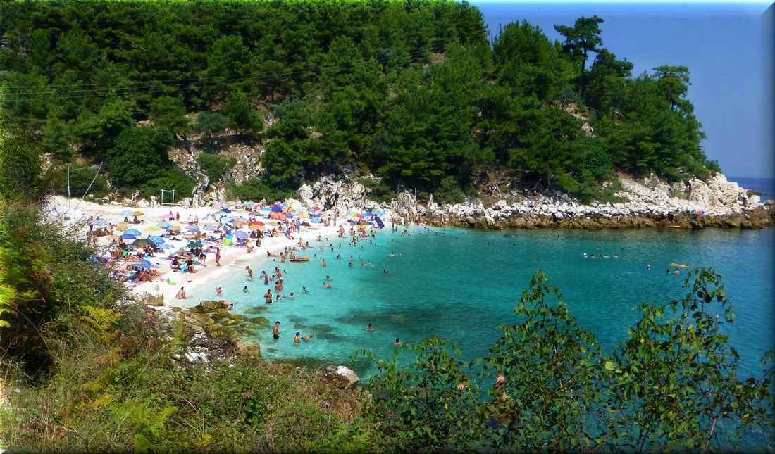 Marble Beach (Saliara) in Thassos
