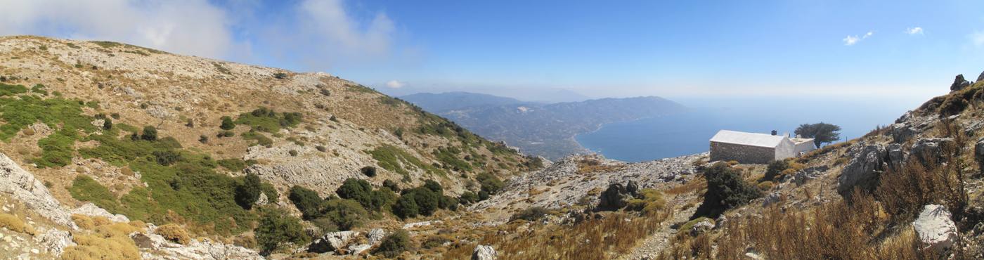 Mount Kerkis Profitis Ilias panorama