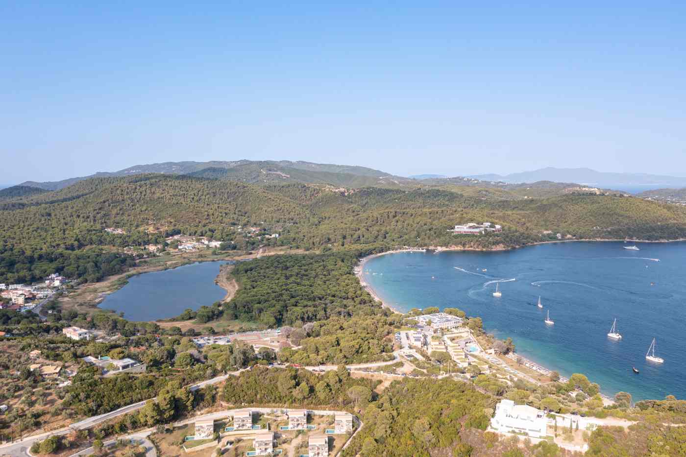 Strofilia lake, Skiathos