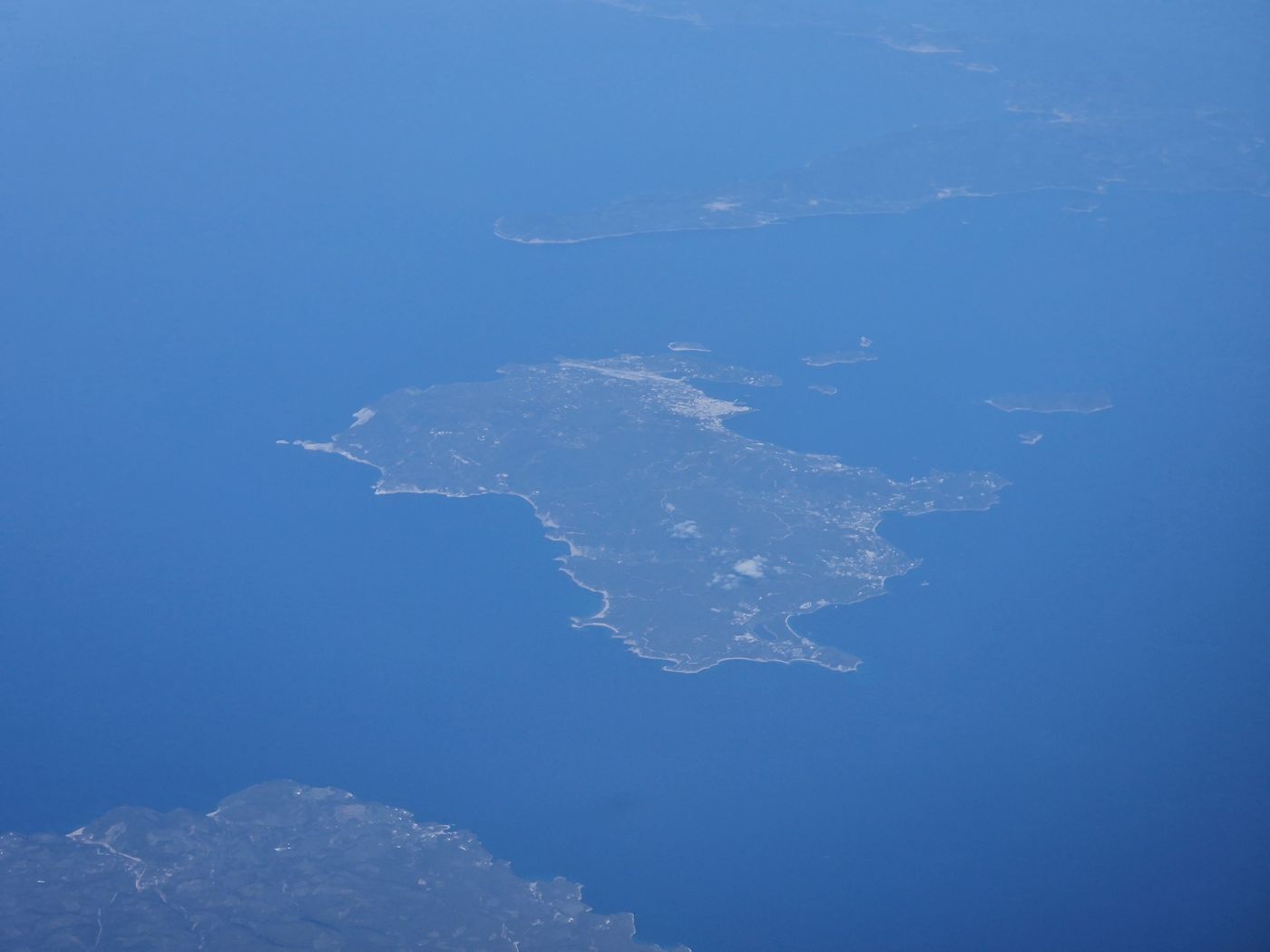 Skiathos from the air