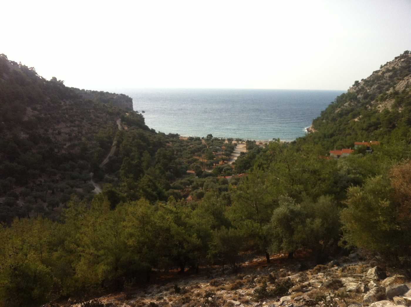 Thymonia Beach in Thassos