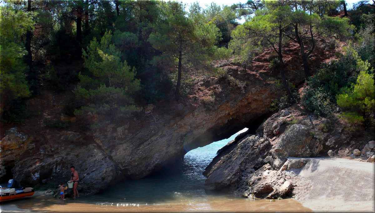 Tripiti Beach in Thassos