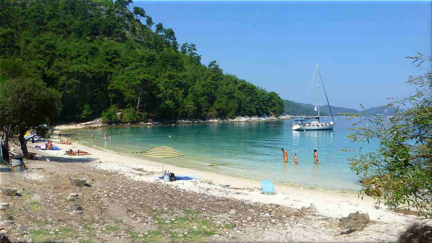 Vathy Beach in Thassos