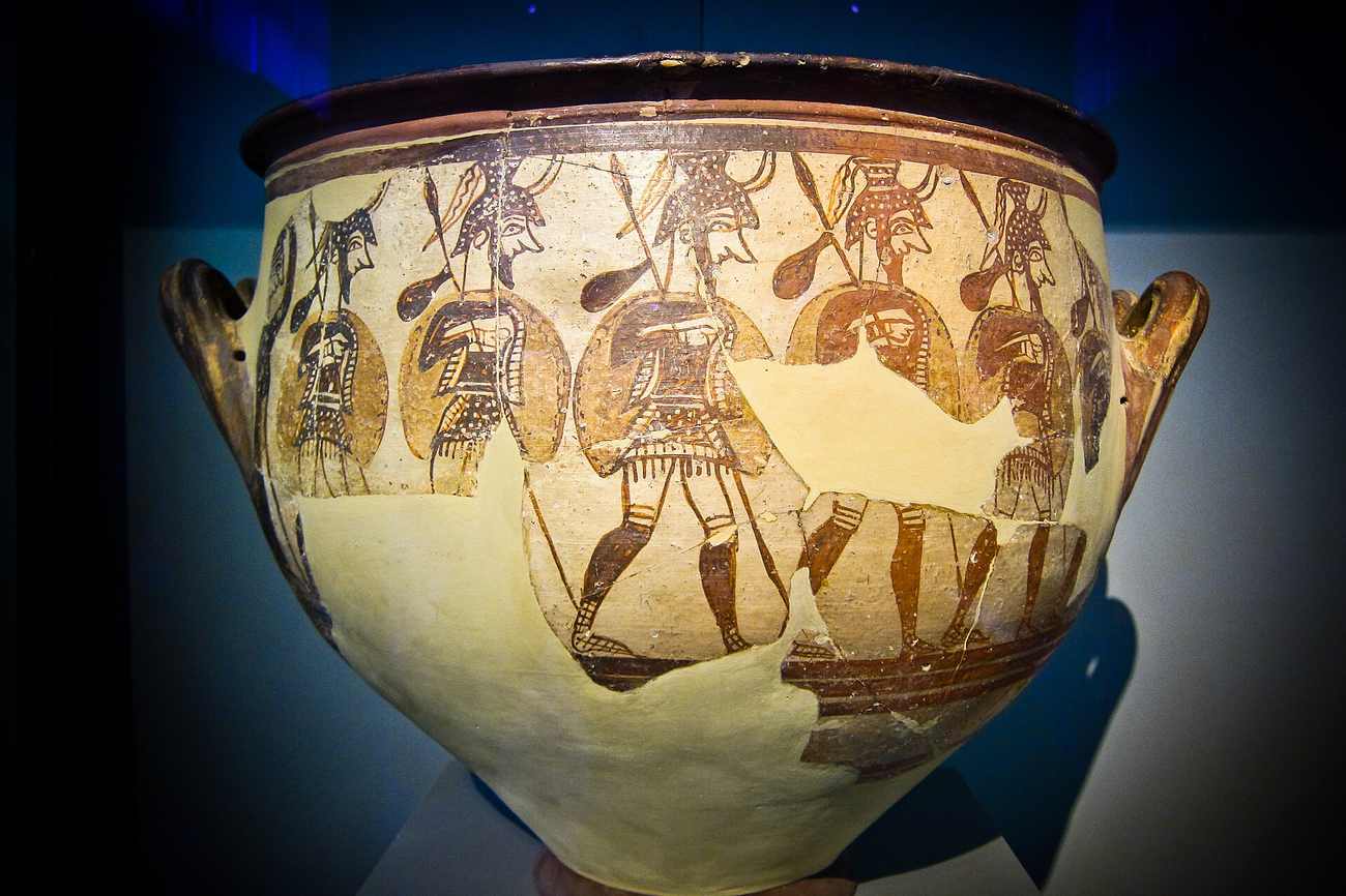 The Warrior Vase: Mycenae's Famous Krater