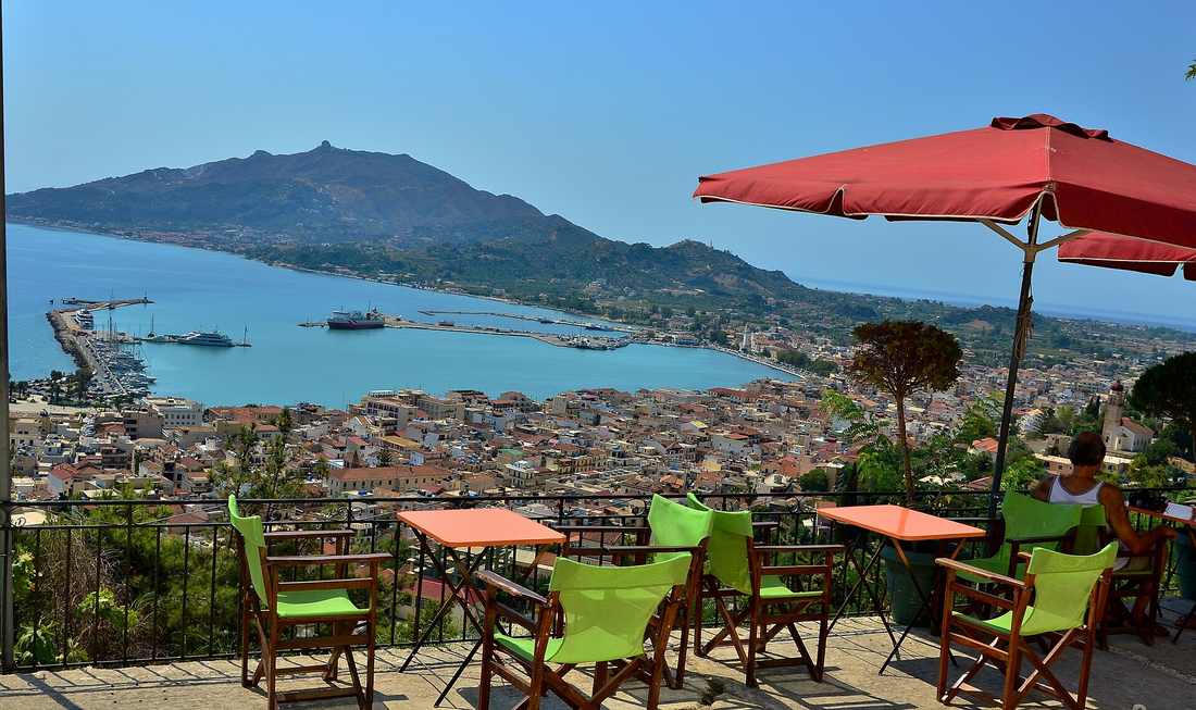The Venetian Castle of Zakynthos on Bochali Hill