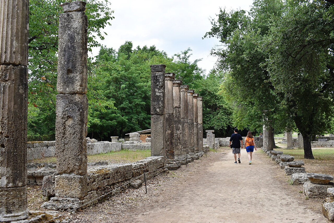The archaeological site of Ancient Olympia, explored on a guided tour of the birthplace of the Olympic Games